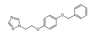1-[2-(4-phenylmethoxyphenoxy)ethyl]-1,2,4-triazole Structure