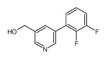 [5-(2,3-difluorophenyl)pyridin-3-yl]methanol结构式