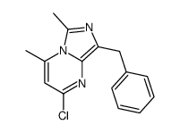 8-benzyl-2-chloro-4,6-dimethylimidazo[1,5-a]pyrimidine结构式
