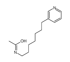 N-(7-pyridin-3-ylheptyl)acetamide Structure