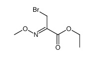 ethyl 3-bromo-2-methoxyiminopropanoate结构式