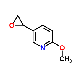 2-Methoxy-5-(2-oxiranyl)pyridine Structure