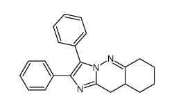 2,3-diphenyl-6,7,8,9,9a,10-hexahydroimidazo[1,2-b]cinnoline结构式