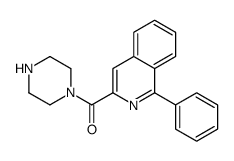 (1-phenylisoquinolin-3-yl)-piperazin-1-ylmethanone Structure