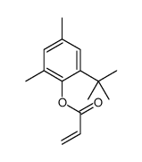 (2-tert-butyl-4,6-dimethylphenyl) prop-2-enoate Structure