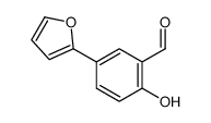 5-(furan-2-yl)-2-hydroxybenzaldehyde Structure