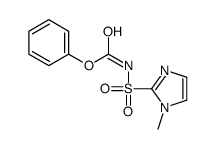 phenyl N-(1-methylimidazol-2-yl)sulfonylcarbamate结构式