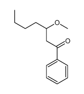 3-methoxy-1-phenylheptan-1-one Structure