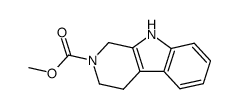 2-methoxycarbonyl-1,2,3,4-tetrahydro-9H-pyrido<3,4-b>indole Structure