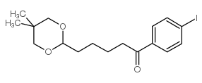 5-(5,5-DIMETHYL-1,3-DIOXAN-2-YL)-4'-IODOVALEROPHENONE结构式