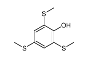 2,4,6-tris(methylsulfanyl)phenol Structure