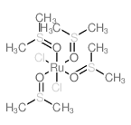 dichlororuthenium; methylsulfinylmethane结构式