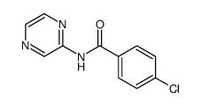 Benzamide, 4-chloro-N-2-pyrazinyl Structure