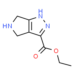 Ethyl 5-benzyl-1,4,5,6-tetrahydropyrrolo[3,4-c]pyrazole-3-carboxylate Structure