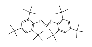 1,3-bis(2,4,6-tri-t-butylphenyl)-1,3-diphosphaallene Structure