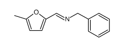 Benzenemethanamine, N-[(5-methyl-2-furanyl)methylene]结构式