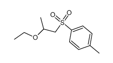 2-ethoxy-propyl p-tolyl sulphone Structure