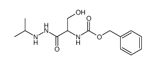 Z-DL-Ser-HN-NH-CH(CH3)2结构式