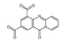 2,4-dinitropyrido[2,1-b]quinazolin-11-one结构式