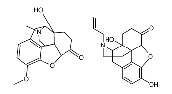 (4R,4aS,7aR,12bS)-4a,9-dihydroxy-3-prop-2-enyl-2,4,5,6,7a,13-hexahydro-1H-4,12-methanobenzofuro[3,2-e]isoquinoline-7-one,(4R,4aS,7aR,12bS)-4a-hydroxy-9-methoxy-3-methyl-2,4,5,6,7a,13-hexahydro-1H-4,12-methanobenzofuro[3,2-e]isoquinoline-7-one结构式