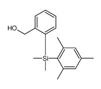 [2-[dimethyl-(2,4,6-trimethylphenyl)silyl]phenyl]methanol Structure