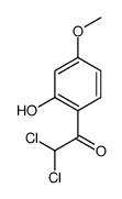 2,2-dichloro-1-(2-hydroxy-4-methoxyphenyl)ethanone Structure