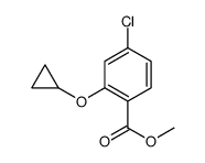 methyl 4-chloro-2-cyclopropyloxybenzoate Structure