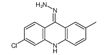 (6-chloro-2-methylacridin-9-yl)hydrazine Structure