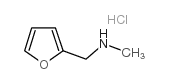 1-(FURAN-2-YL)-N-METHYLMETHANAMINE HYDROCHLORIDE Structure