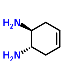 (1S,2S)-4-Cyclohexene-1,2-diamine Structure