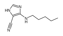 4-(pentylamino)-1H-imidazole-5-carbonitrile Structure