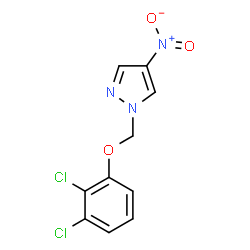 1-(2,3-DICHLORO-PHENOXYMETHYL)-4-NITRO-1H-PYRAZOLE structure