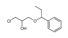 1-Chlor-3-(1-phenyl-propyloxy)-propanol-(2)结构式