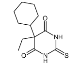5-ethyl-5-cyclohexyl-2-thio-barbituric acid Structure