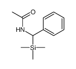 N-[phenyl(trimethylsilyl)methyl]acetamide Structure