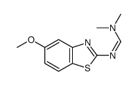 N'-(5-methoxy-1,3-benzothiazol-2-yl)-N,N-dimethylmethanimidamide Structure