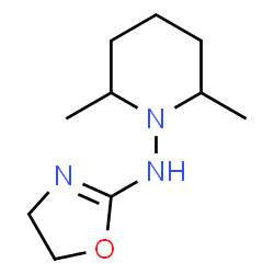 2,6-Dimethyl-1-(2-oxazolin-2-ylamino)piperidine Structure