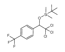 tert-butyldimethyl[2,2,2-trichloro-1-(4-trifluoromethylphenyl)ethoxy]silane Structure