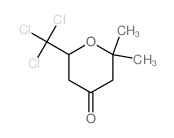 4H-Pyran-4-one,tetrahydro-2,2-dimethyl-6-(trichloromethyl)- picture