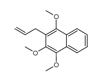 2-allyl-1,3,4-trimethoxynaphthalene Structure