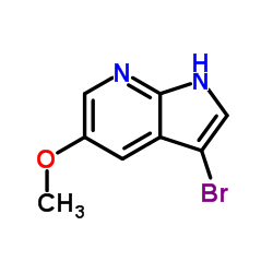 3-Bromo-5-methoxy-1H-pyrrolo[2,3-b]pyridine Structure