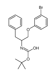 [1-Benzyl-2-(3-bromo-phenoxy)-ethyl]-carbamic Acid Tert-Butyl Ester picture