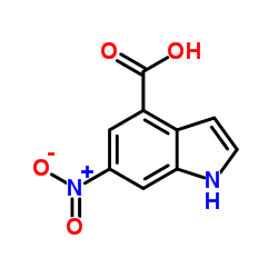 6-Nitro-1H-indole-4-carboxylic acid structure