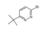 3-bromo-6-(tert-butyl)pyridazine结构式