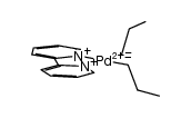 (2,2'-bipyridine)di-n-propylpalladium(II)结构式