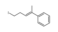 4-phenyl-3-penten-1-yl iodide Structure