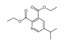 diethyl 5-propan-2-ylpyridine-2,3-dicarboxylate Structure