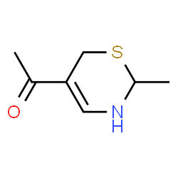 Ethanone, 1-(3,6-dihydro-2-methyl-2H-1,3-thiazin-5-yl)- (9CI) Structure