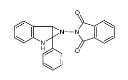 2-(1a-phenyl-1a,2-dihydroazirino[2,3-b]indol-1(6bH)-yl)isoindoline-1,3-dione结构式