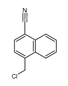 chloro-(4-cyano-1-naphthyl)methane结构式